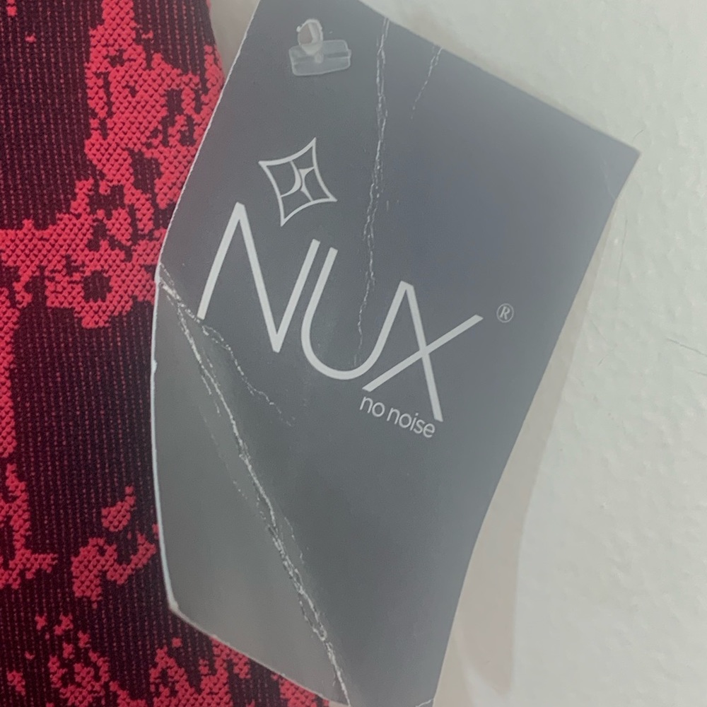 NUX Along The Lines Leggings Pink Ruby NWT‎ sz LG - Picture 6 of 8